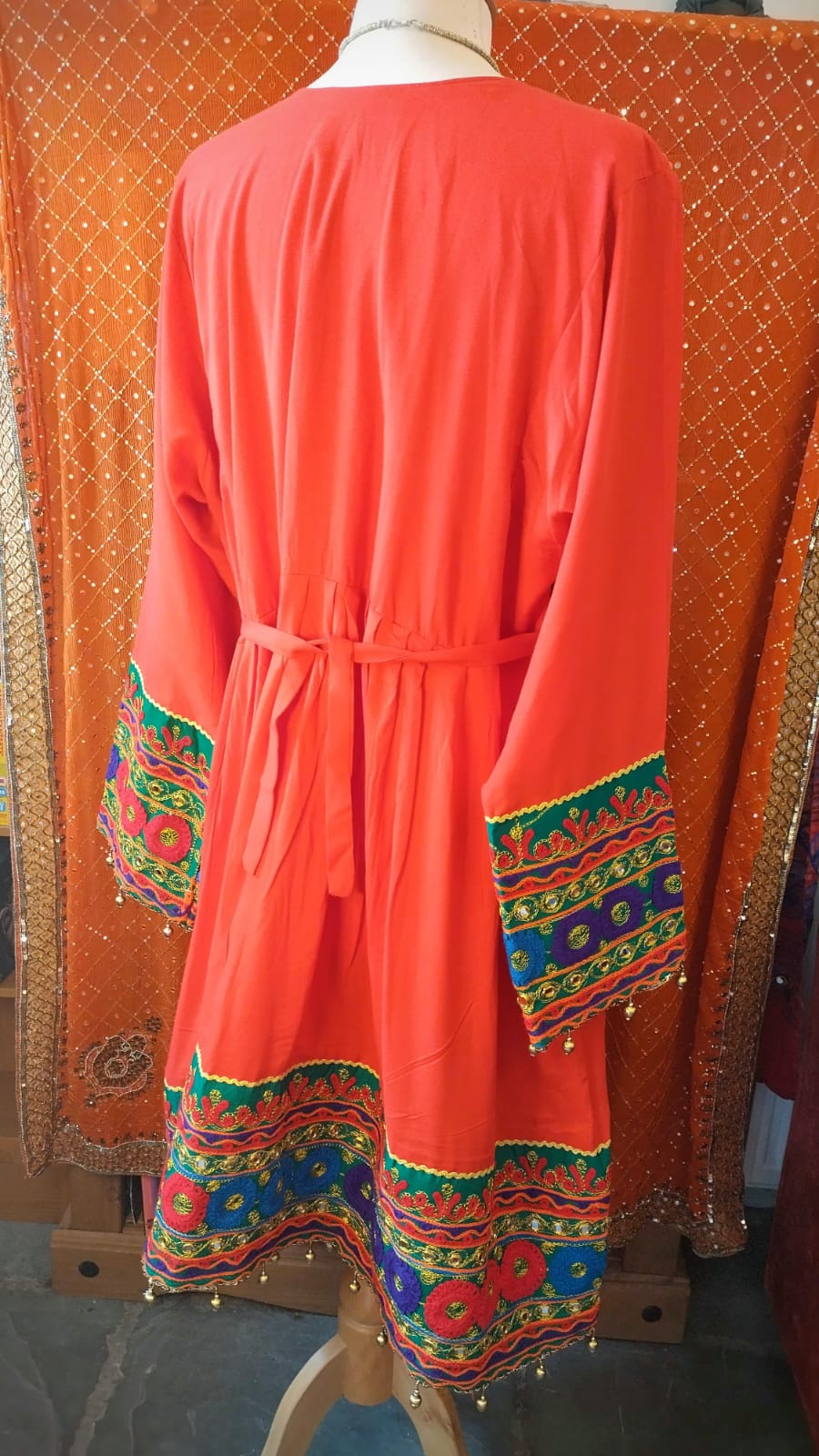 Red Afghan Dress 18