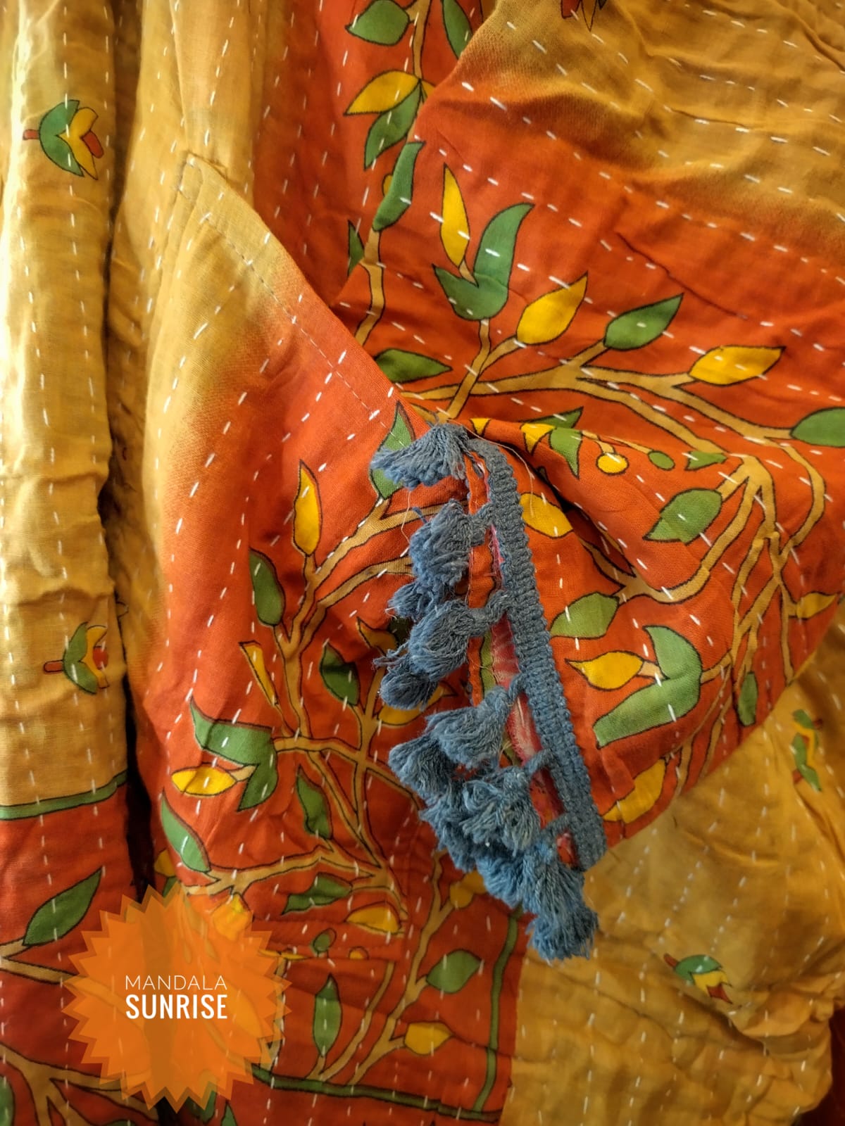 Reversible Kantha Duster Coat 20 to 22(number 3)