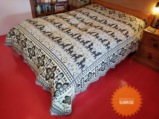 Elephant Indian blanket