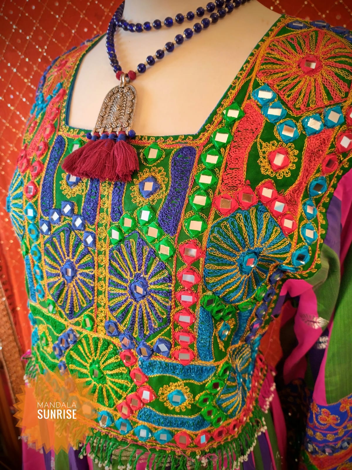 ***PRELOVED ***Lovely afghan dress