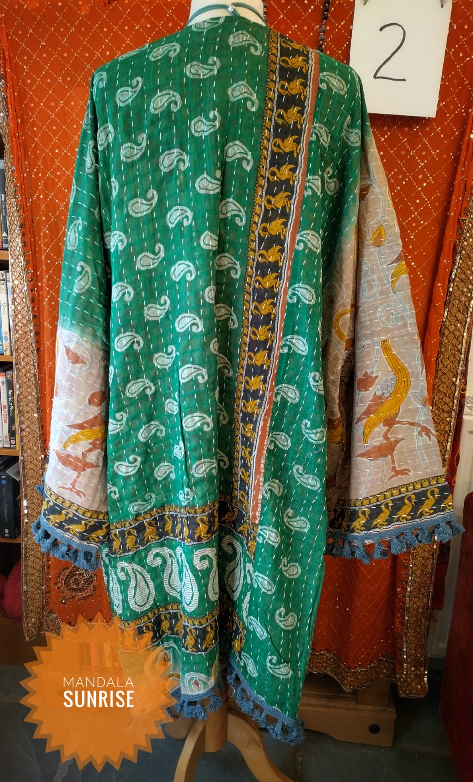 Reversible Kantha Duster coat 10 to 22(number 2)