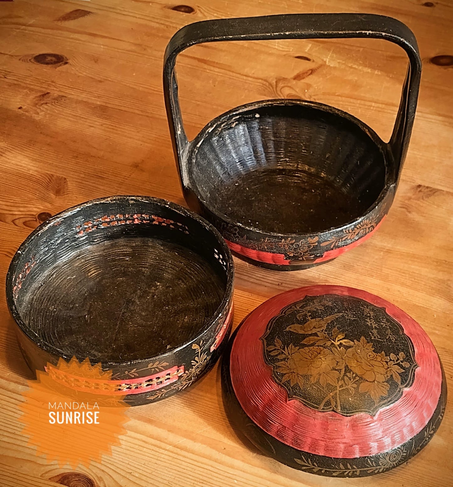 Antique Chinese Wedding Basket