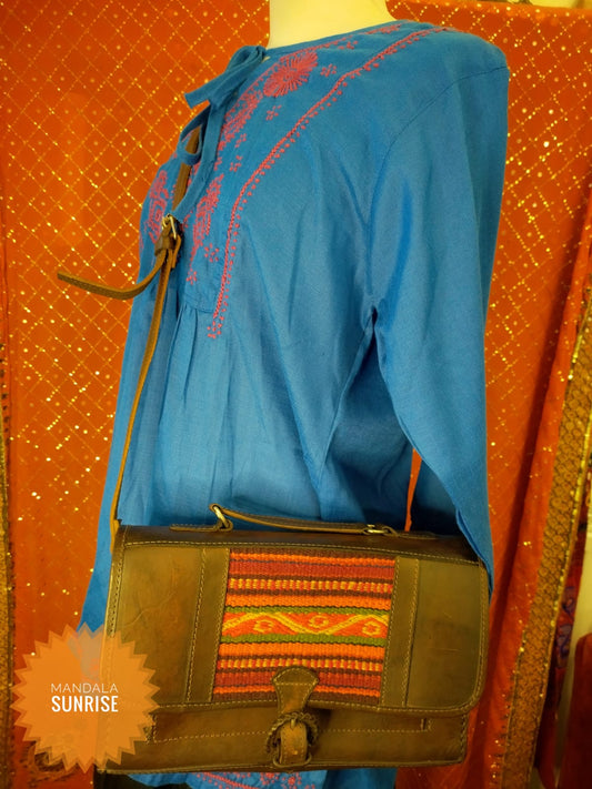 Gorgeous leather bag from Bolivia 🇧🇴