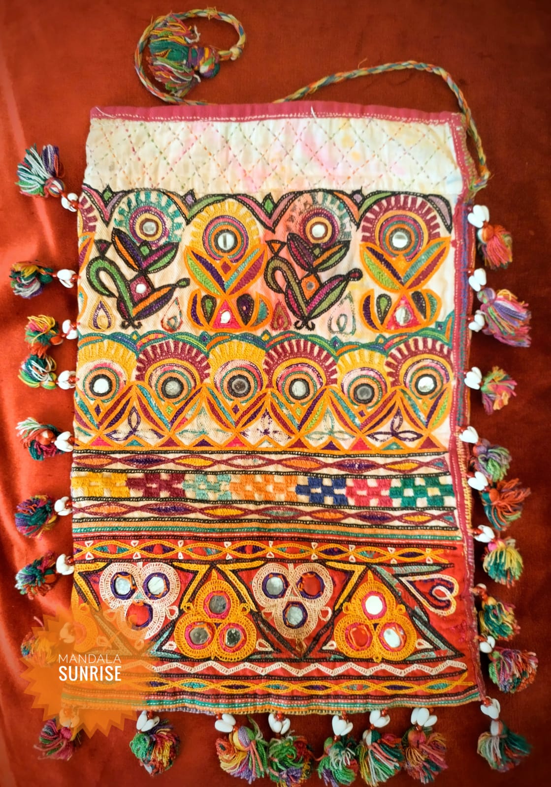 Vintage indian Cushion cover