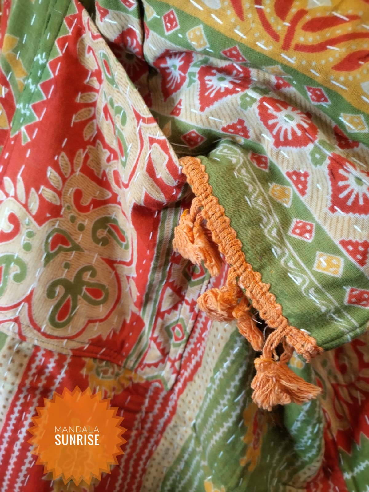 Kantha Duster/kimono style Jacket size 10 to 22 (number 10)