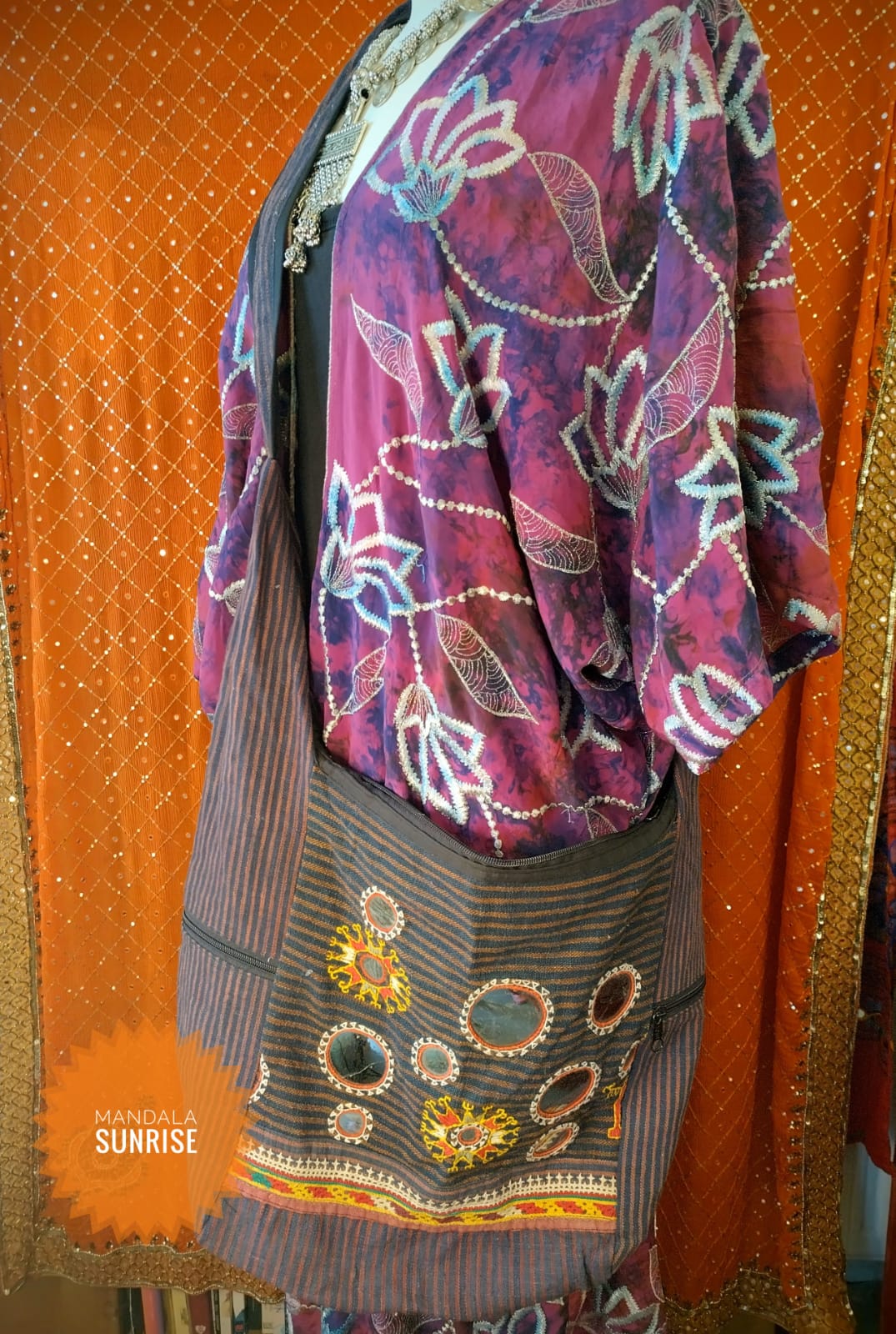 Hippy Canvas Lined Bag