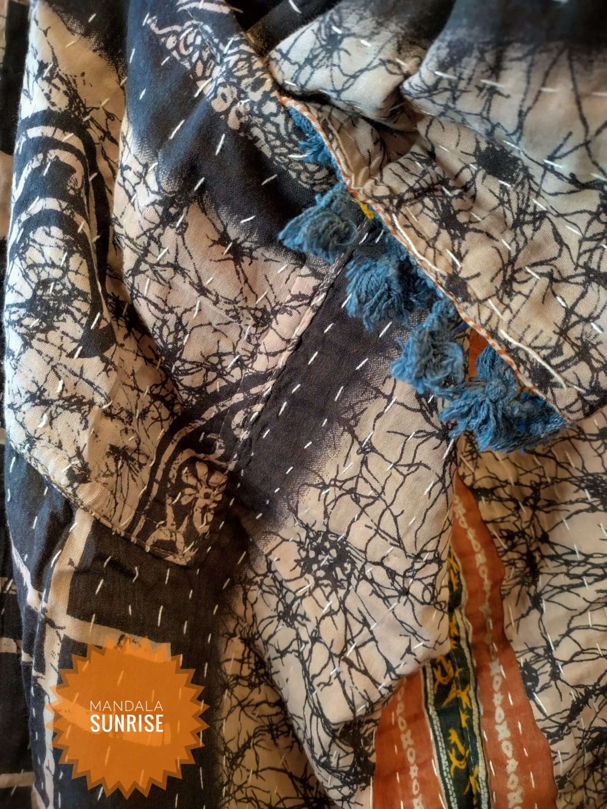 Reversible Kantha Duster coat 10 to 22(number 2)