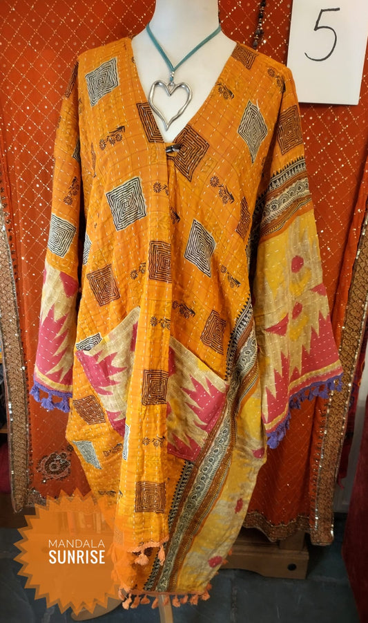 Reversible Kantha Duster coat 10 to 22 (number 5)