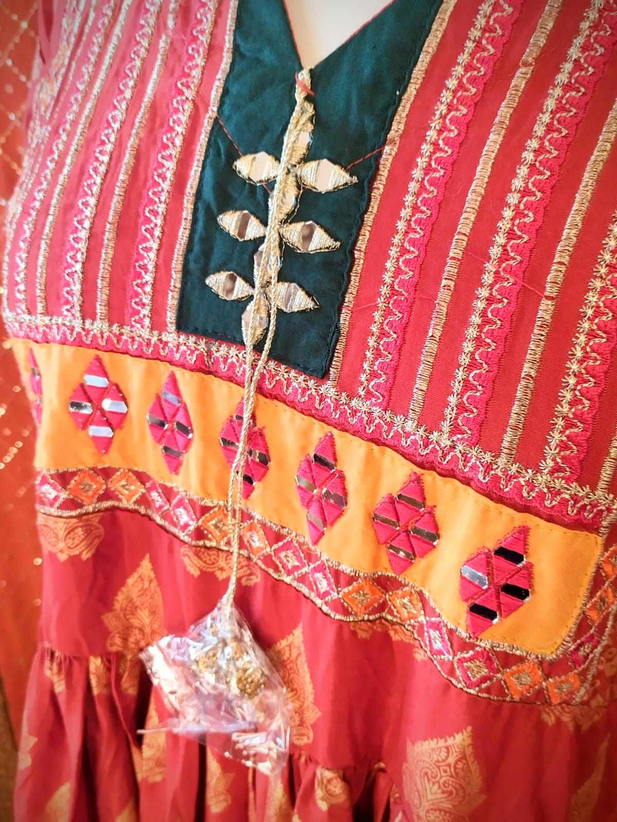 Indian Afghan style Dress M