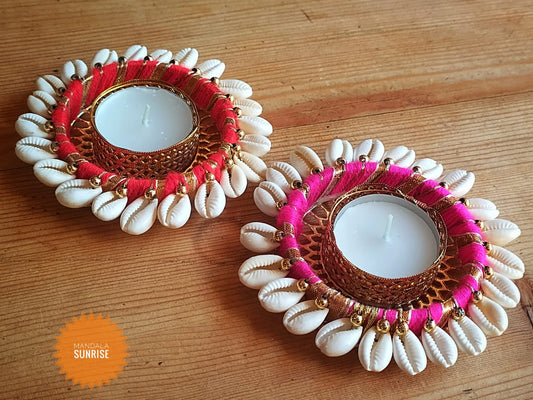 2 x tea light holders