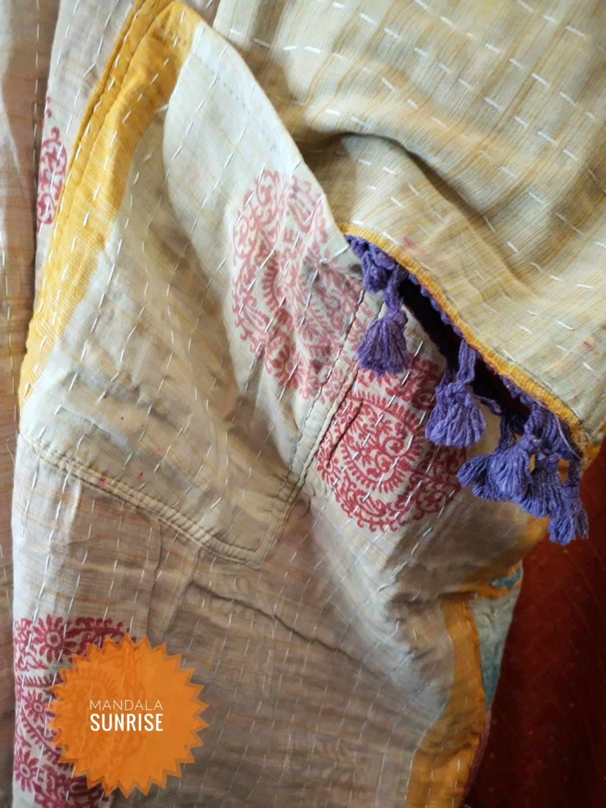 Reversible Kantha Duster coat 10 to 22 (number 5)