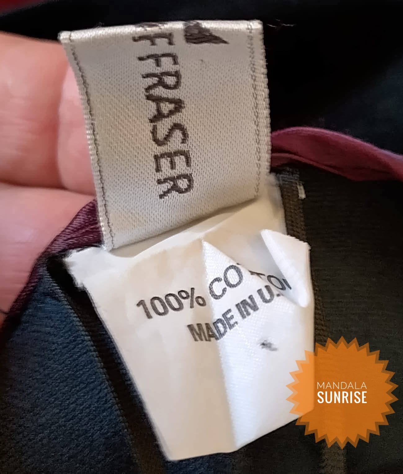 House of Fraser vintage cotton cape/shawl
