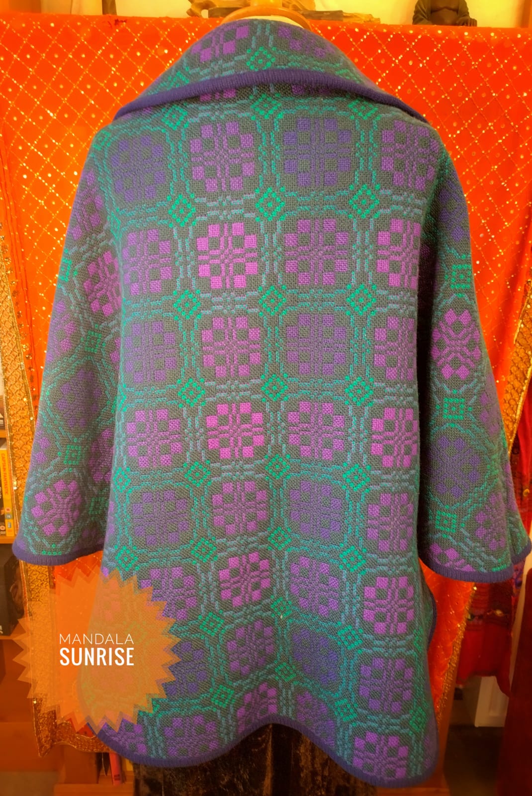 Vintage Welsh wool cape f/s