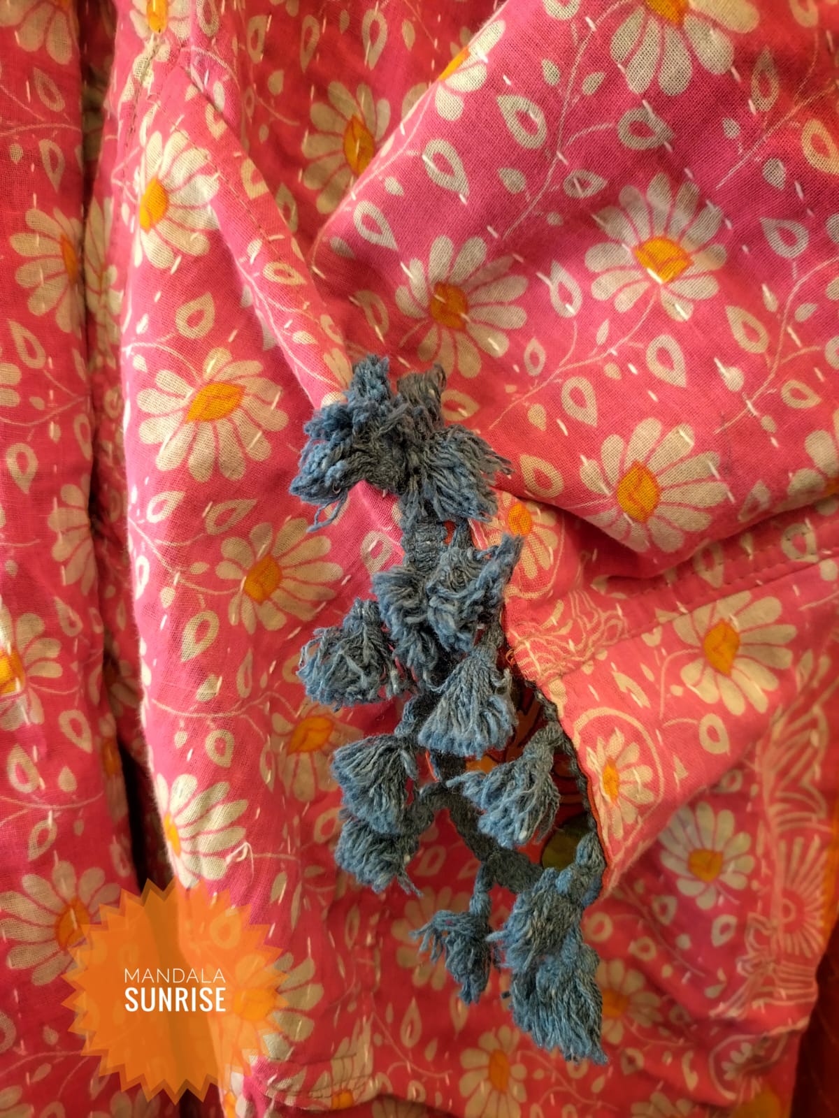 Reversible Kantha Duster Coat 20 to 22(number 3)