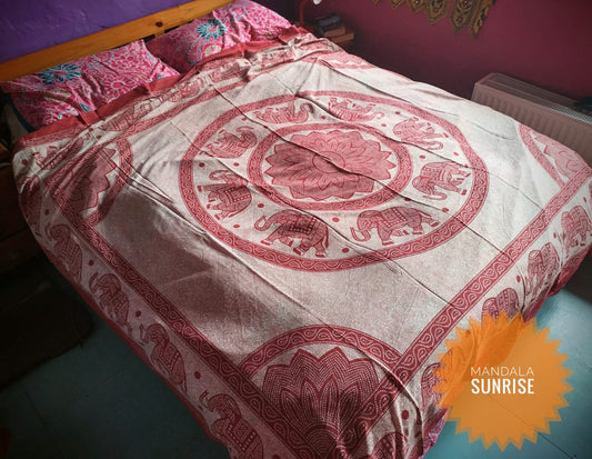 100% cotton Elephant wall hanging/throw