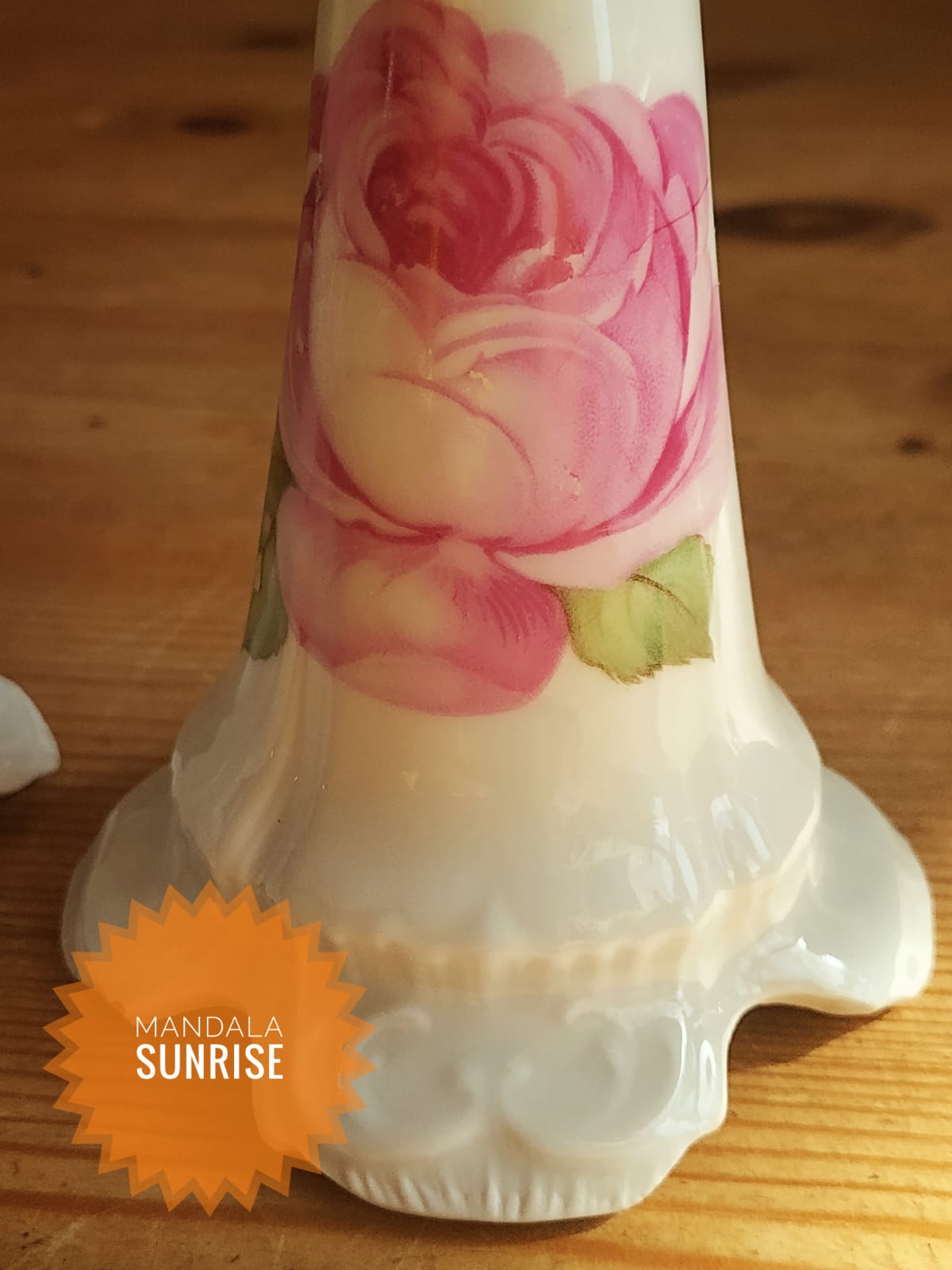 Vintage porcelain candle sticks