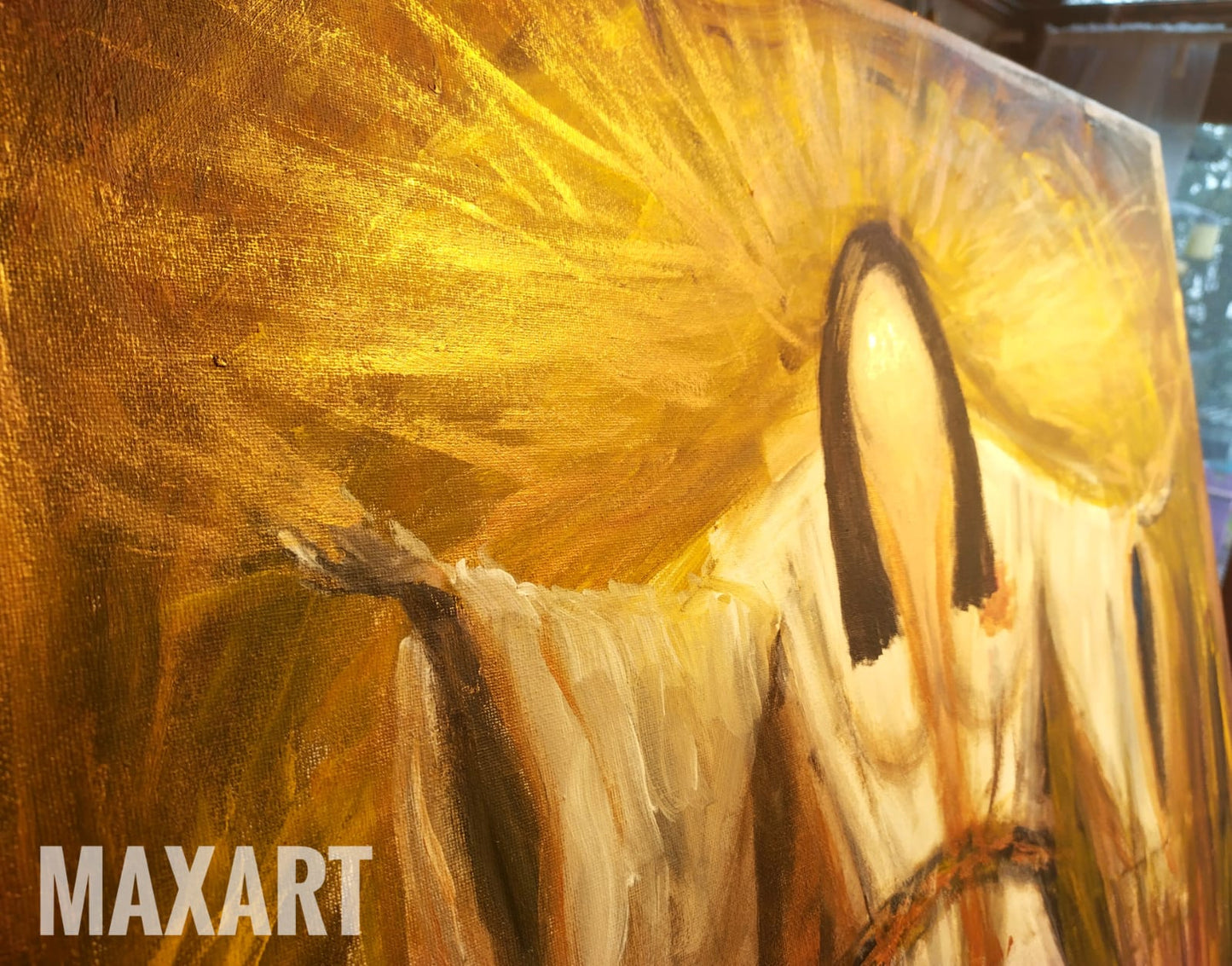 "Golden Goddess" original art