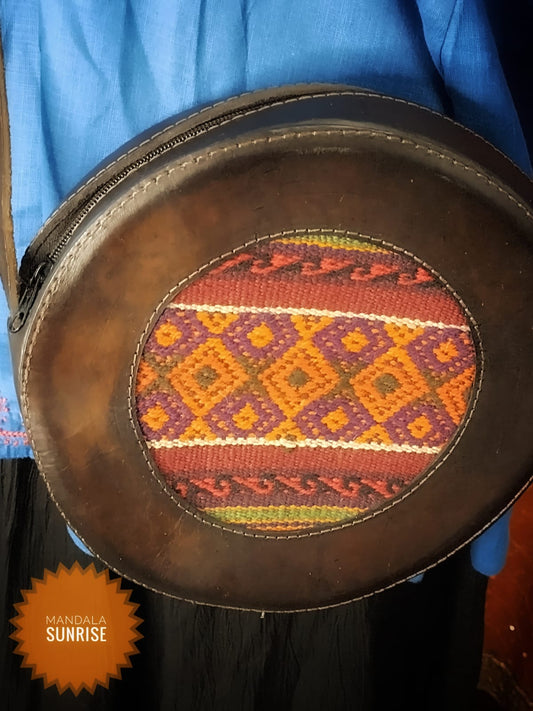 Gorgeous Leather bag from Bolivia