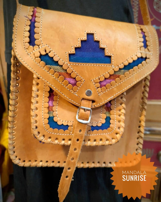 Quality Leather Moroccan Handbag or Cross body bag