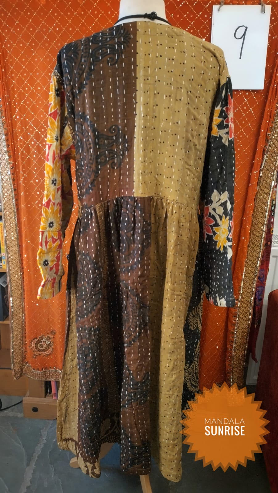 Long Sleeved Kantha Dress f/s (9)