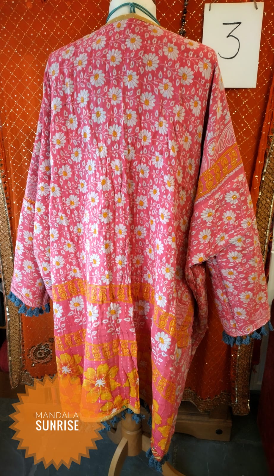 Reversible Kantha Duster Coat 20 to 22(number 3)