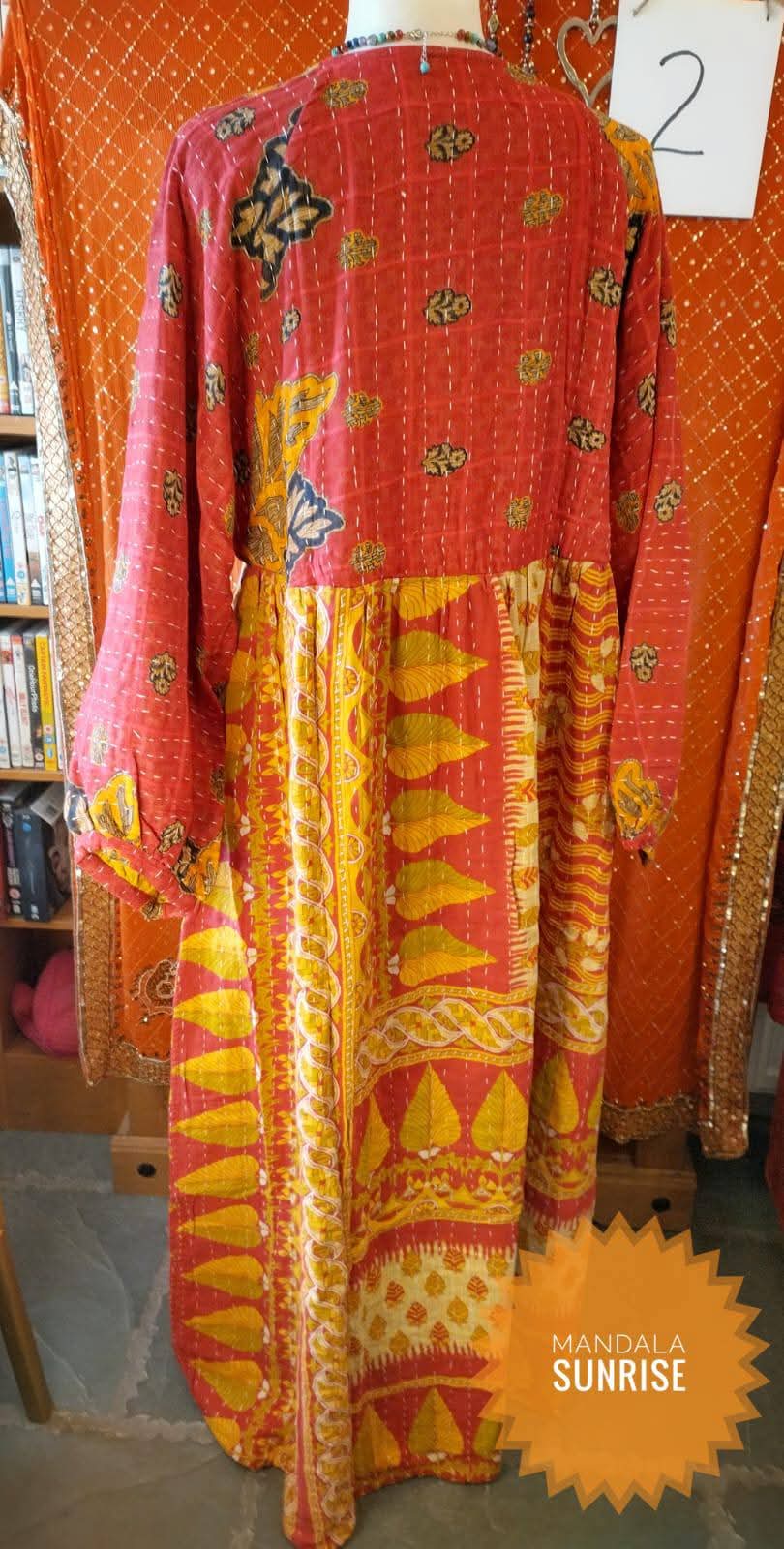 Peasant sleeved Kantha Dress F/S (number 2)
