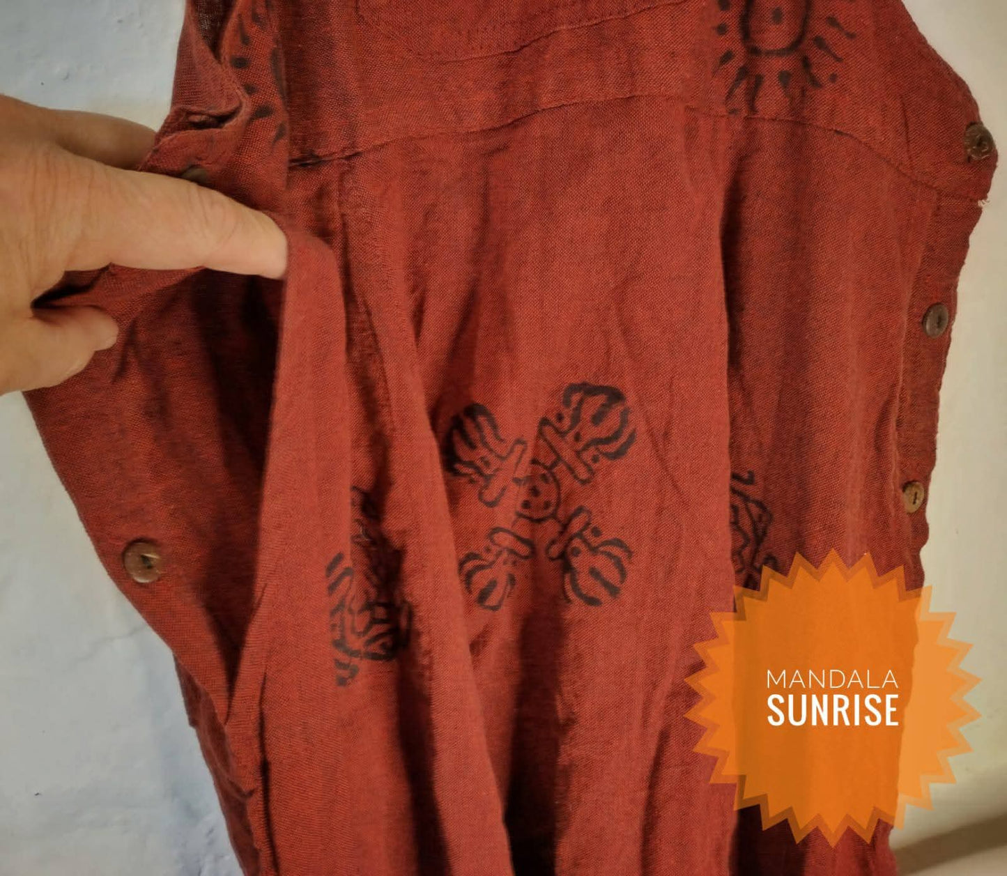 Cotton dungarees free adult size