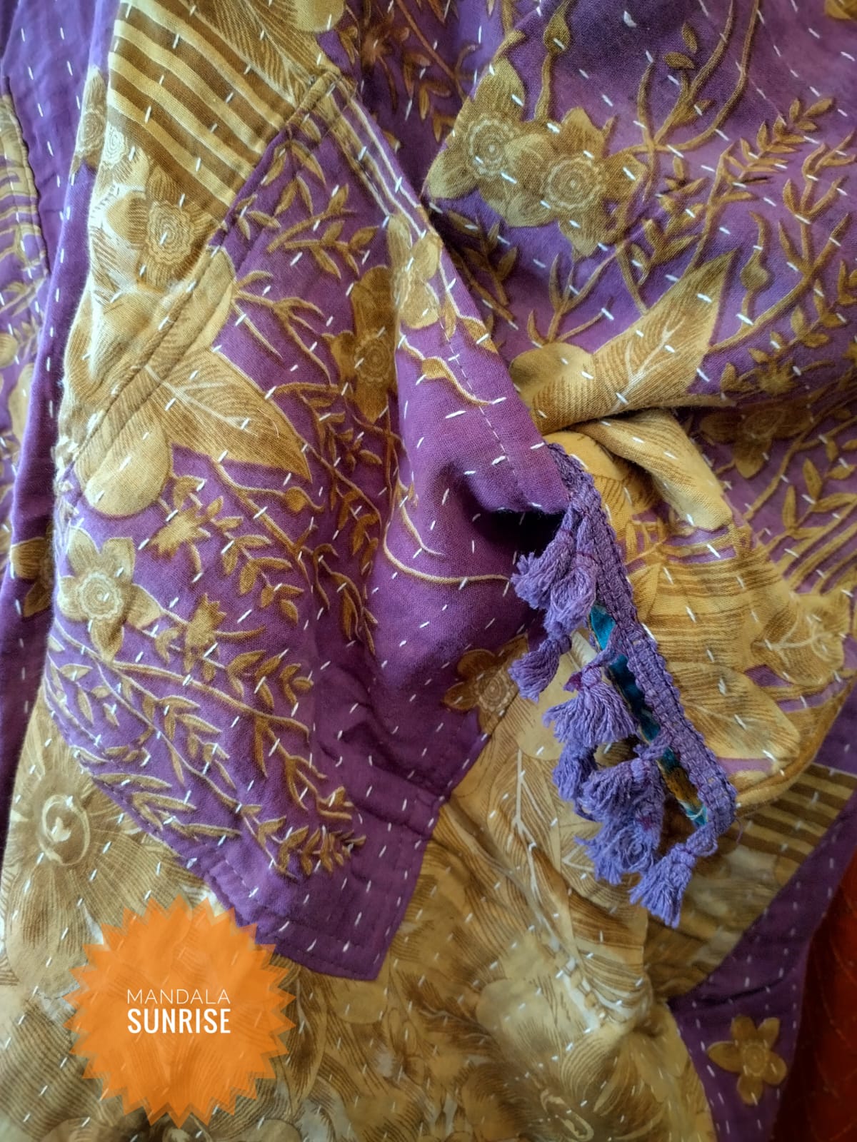 Reversible Kantha Duster coat 10 to 22 (number 4)