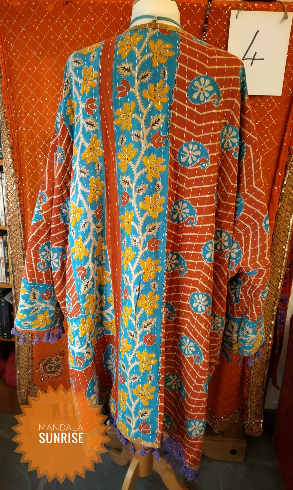 Reversible Kantha Duster coat 10 to 22 (number 4)